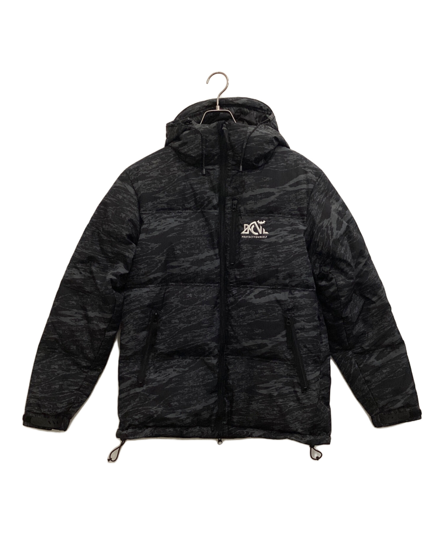 BackChannel ブラックダウンジャケット 中古・古着通販】BACK CHANNEL (バックチャンネル) NANGA (ナンガ