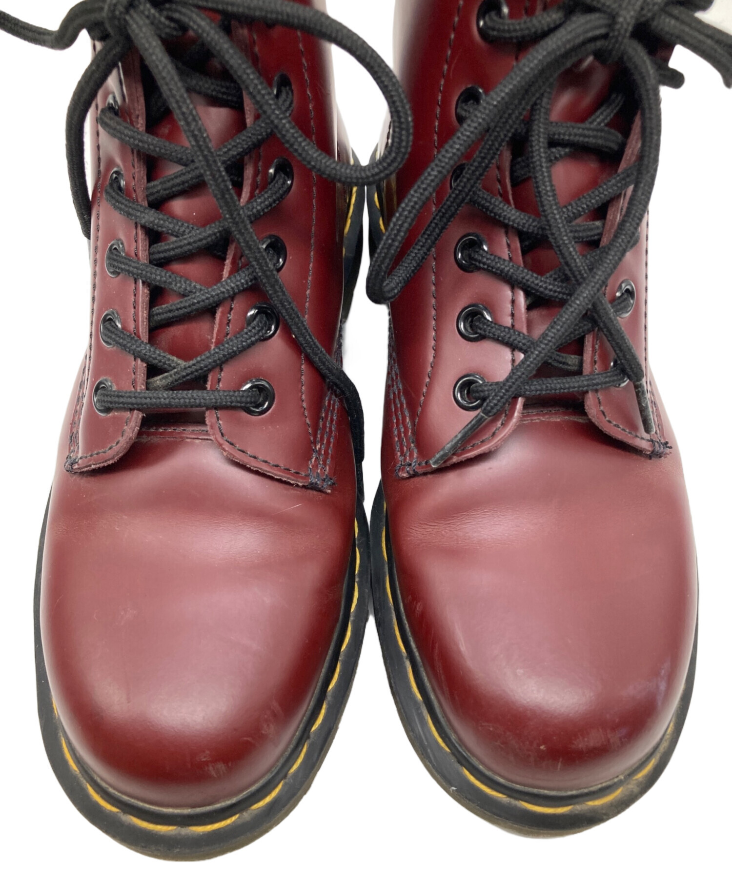 Dr. Martens バーガンディ レザー ブーツ EU37 UK4 中古・古着通販】Dr.Martens (ドクターマーチン) 10ホールブーツ バー