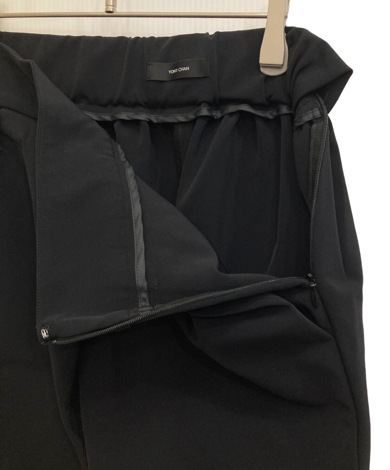 美品♡yoko chan ヨーコチャン♡ハイウエストラップパンツ 中古・古着通販】YOKO CHAN (ヨーコチャン) ハイウエストラップパンツ