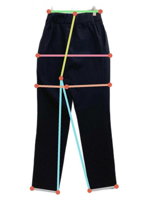 タグ付き✨ ヨーコチャン ハイウエストラップパンツ 近年モデル 定価5万円 38 中古・古着通販】YOKO CHAN (ヨーコチャン) ハイウエストラップパンツ