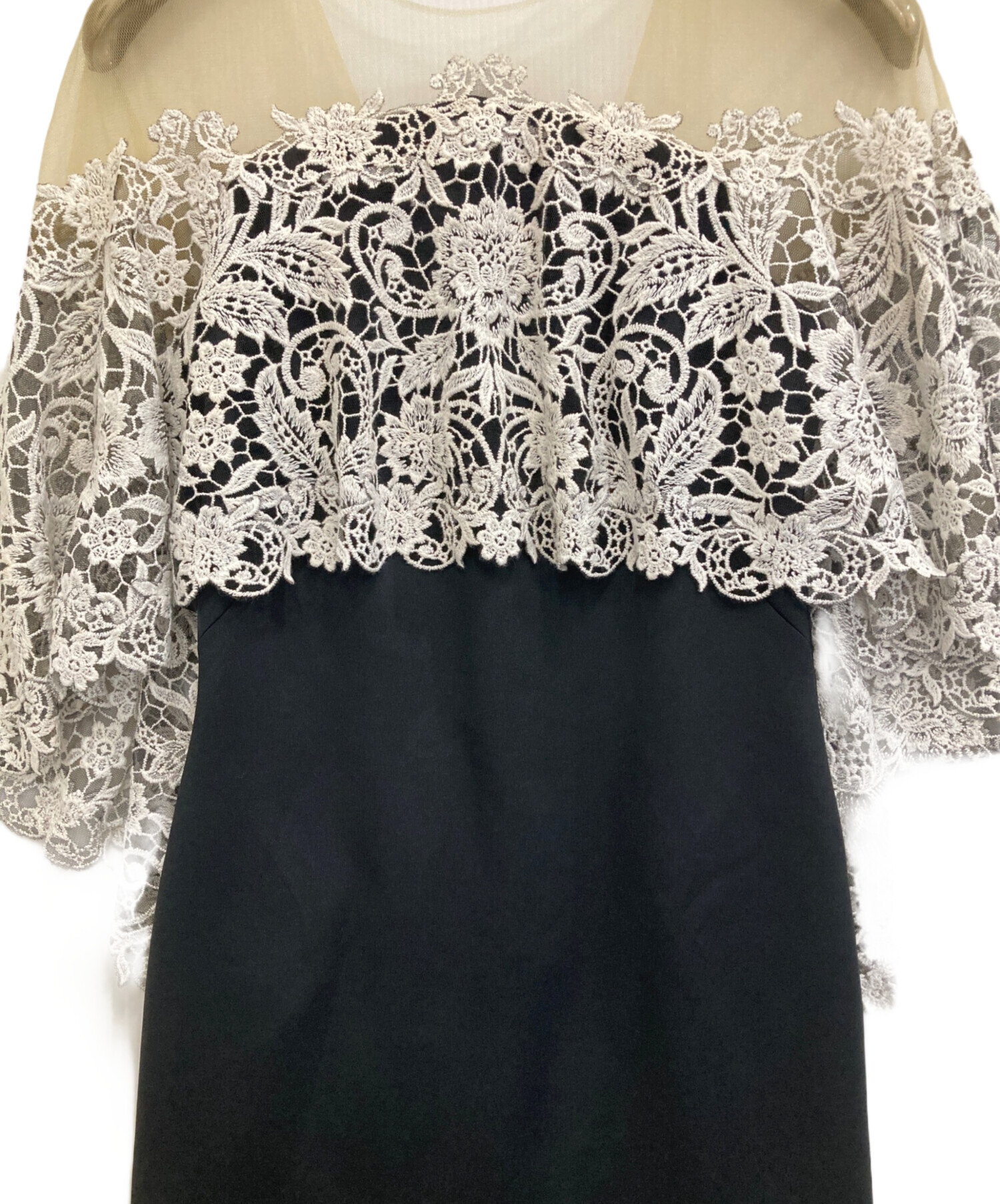 中古・古着通販】TADASHI SHOJI (タダシ ショージ) レース切替
