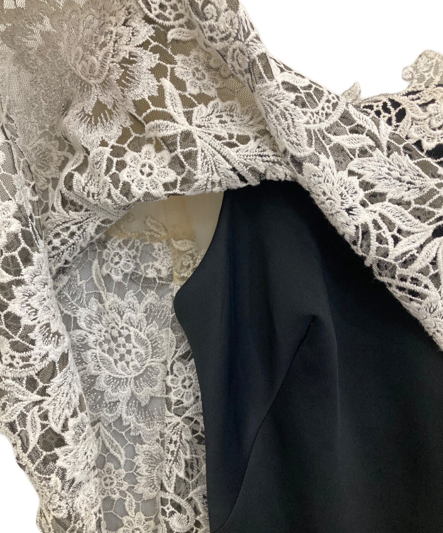 中古・古着通販】TADASHI SHOJI (タダシ ショージ) レース切替