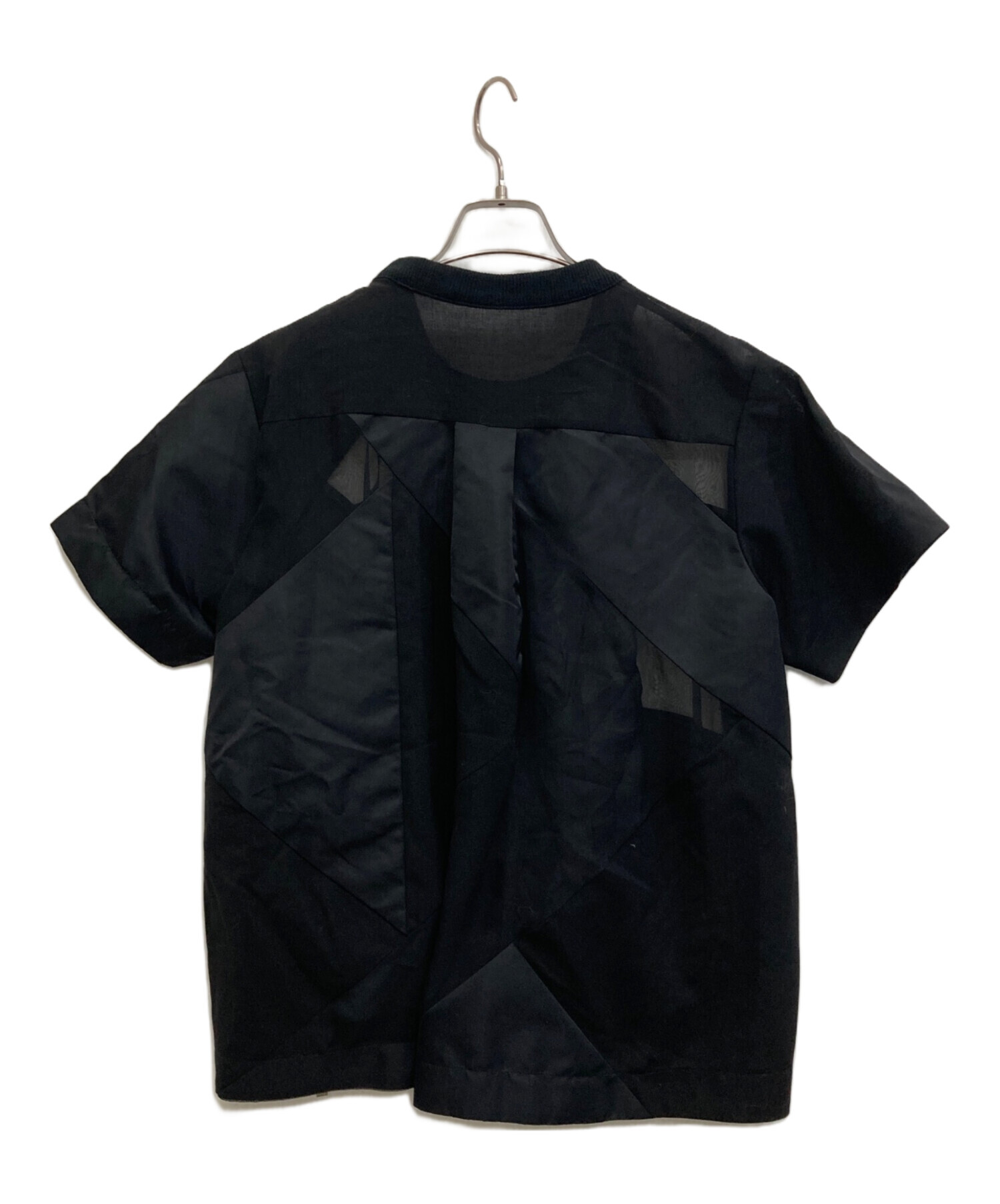 新品タグ付きSacai 21SS トップス 中古・古着通販】sacai (サカイ) 21SS Solid Mix Pullover ブラック