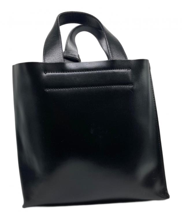 FURLA◇バッグ/レザー/ブラック フルラ FURLA レザー 2way