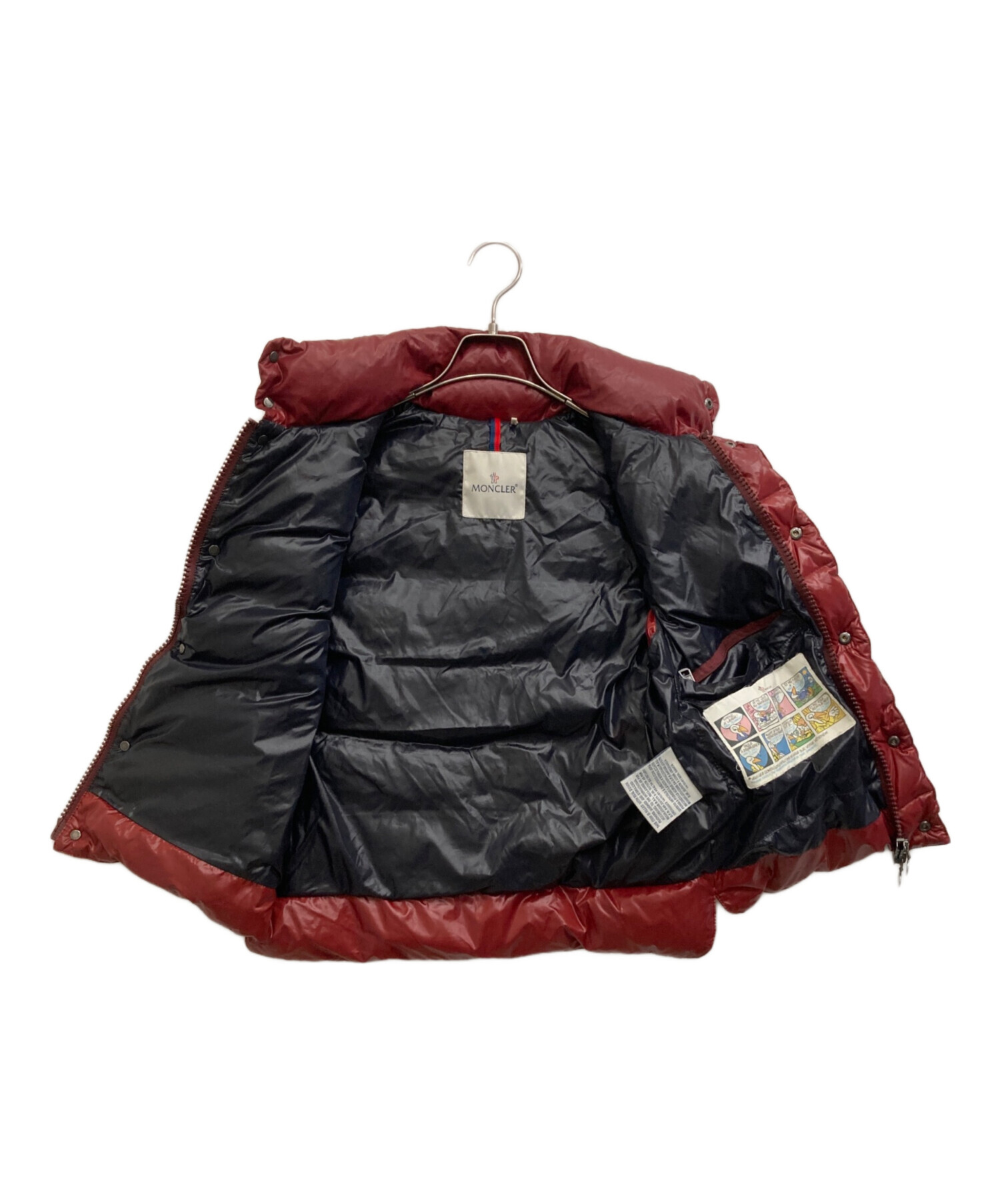 中古・古着通販】MONCLER (モンクレール) ダウンベスト レッド