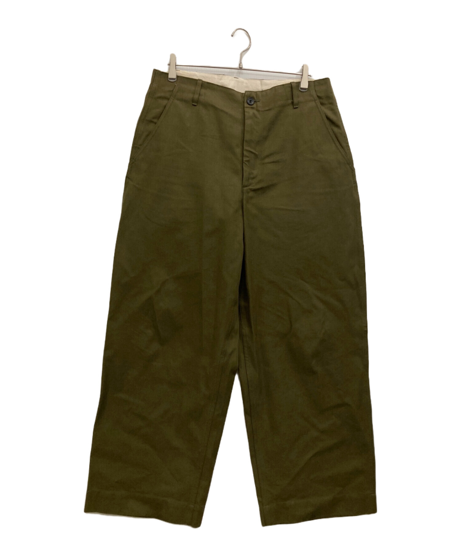 中古・古着通販】KURO (クロ) FABRIC SEWING WASH オリーブ サイズ
