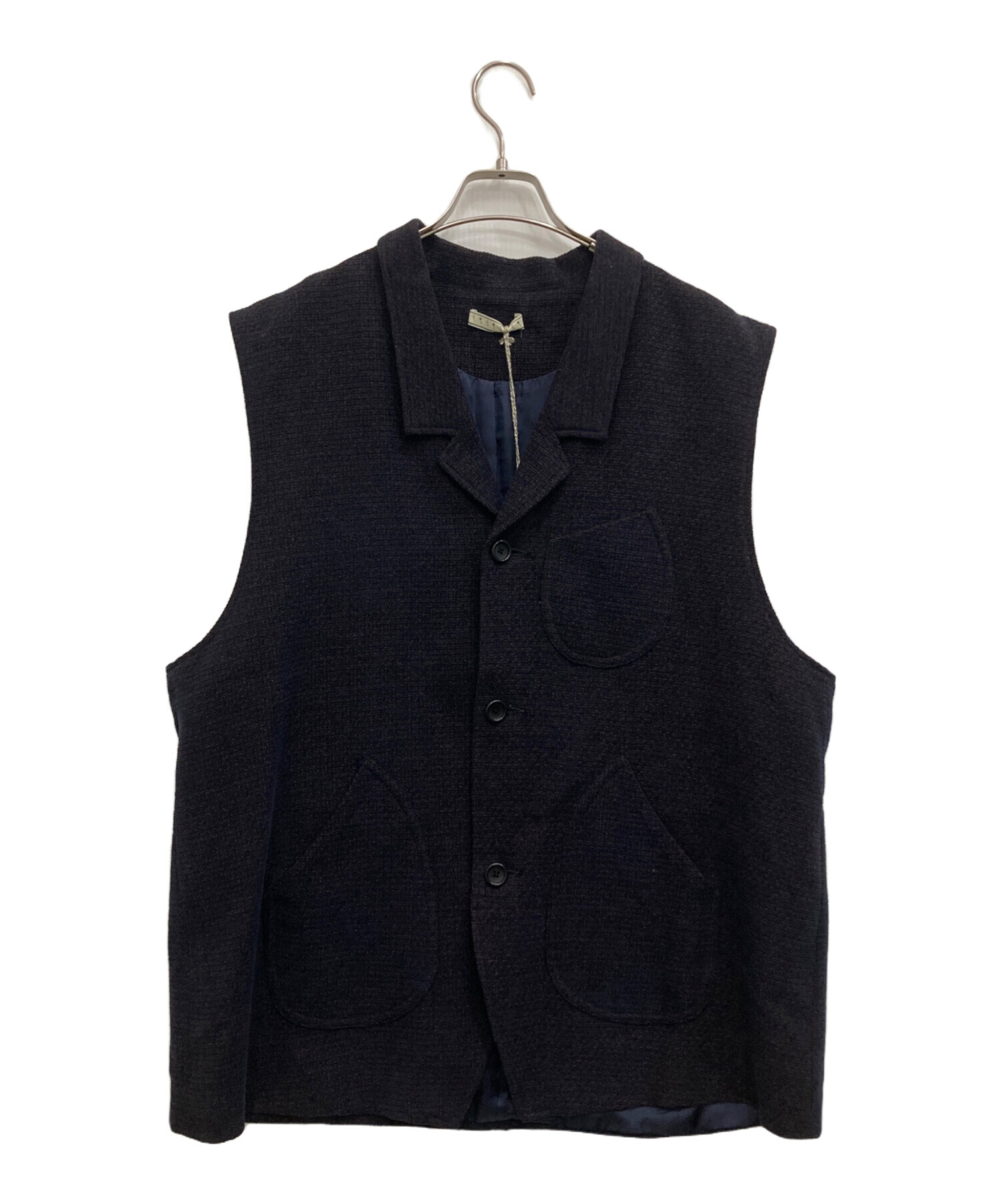 【Gorsch】 WOOLRAYON VELVETYARN WAISTCOAT 中古・古着通販】Gorsch (ゴーシュ) WOOLRAYON VELVETYARN WAISTCOAT