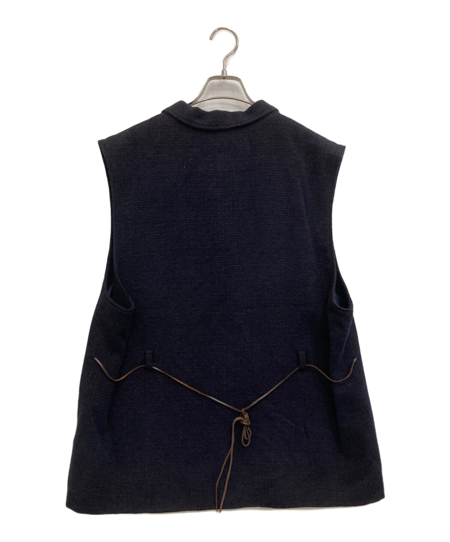 【Gorsch】 WOOLRAYON VELVETYARN WAISTCOAT 中古・古着通販】Gorsch (ゴーシュ) WOOLRAYON VELVETYARN WAISTCOAT