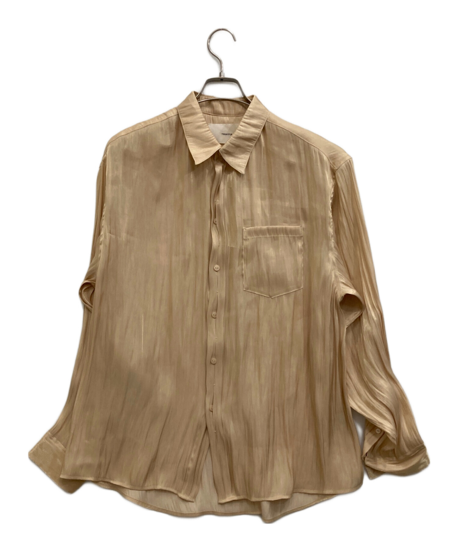 中古・古着通販】TODAYFUL (トゥデイフル) Crepesatin Over Shirts 