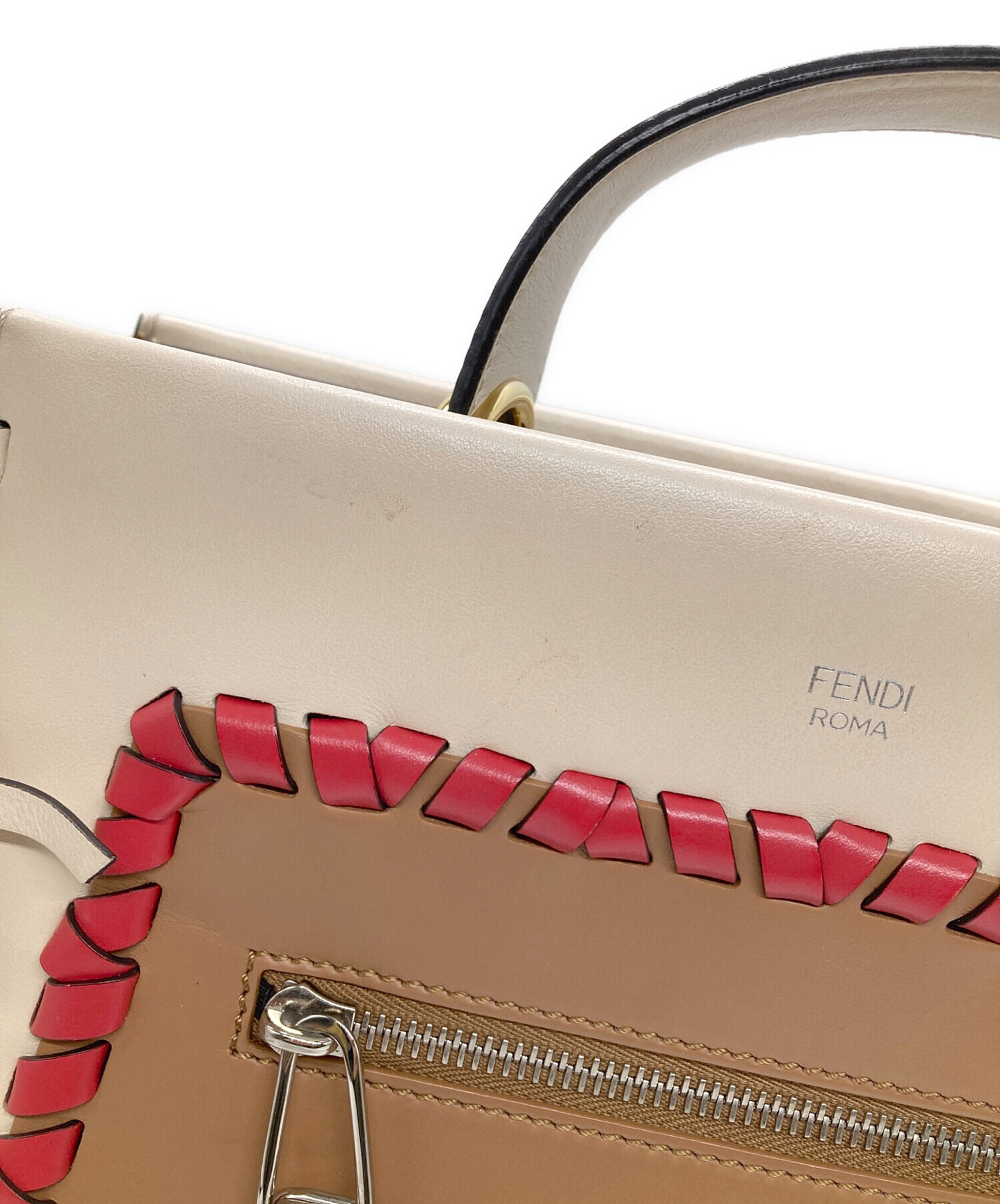 FENDI ラナウェイ　ピンクベージュ　2way 中古・古着通販】FENDI (フェンディ) RUNAWAY SMALL 2wayショルダー