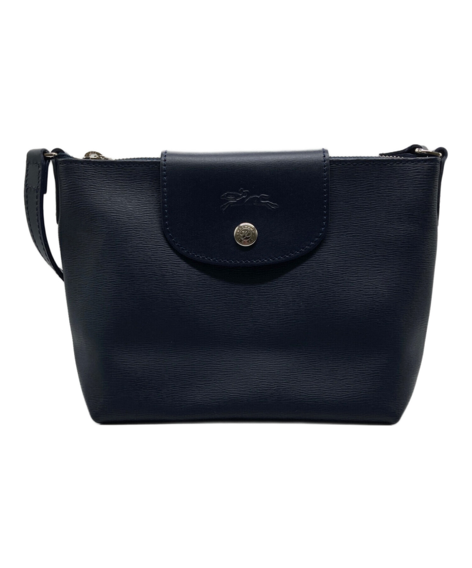 【新品未使用】LONGCHAMP ショルダーバッグ ネイビー 中古・古着通販】LONGCHAMP (ロンシャン) ショルダーバッグ ネイビー