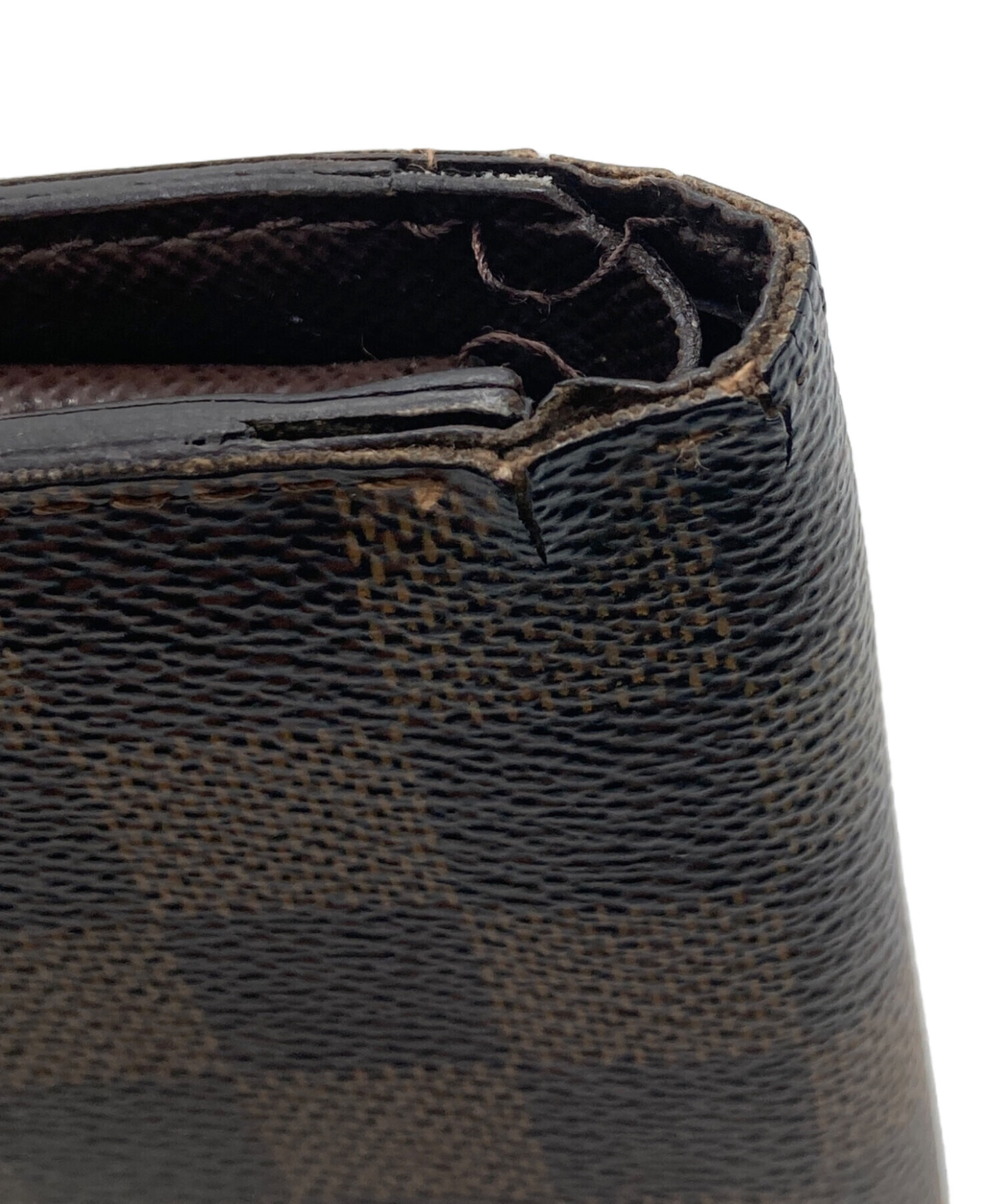中古・古着通販】LOUIS VUITTON (ルイ ヴィトン) 2つ折り財布 ブラウン