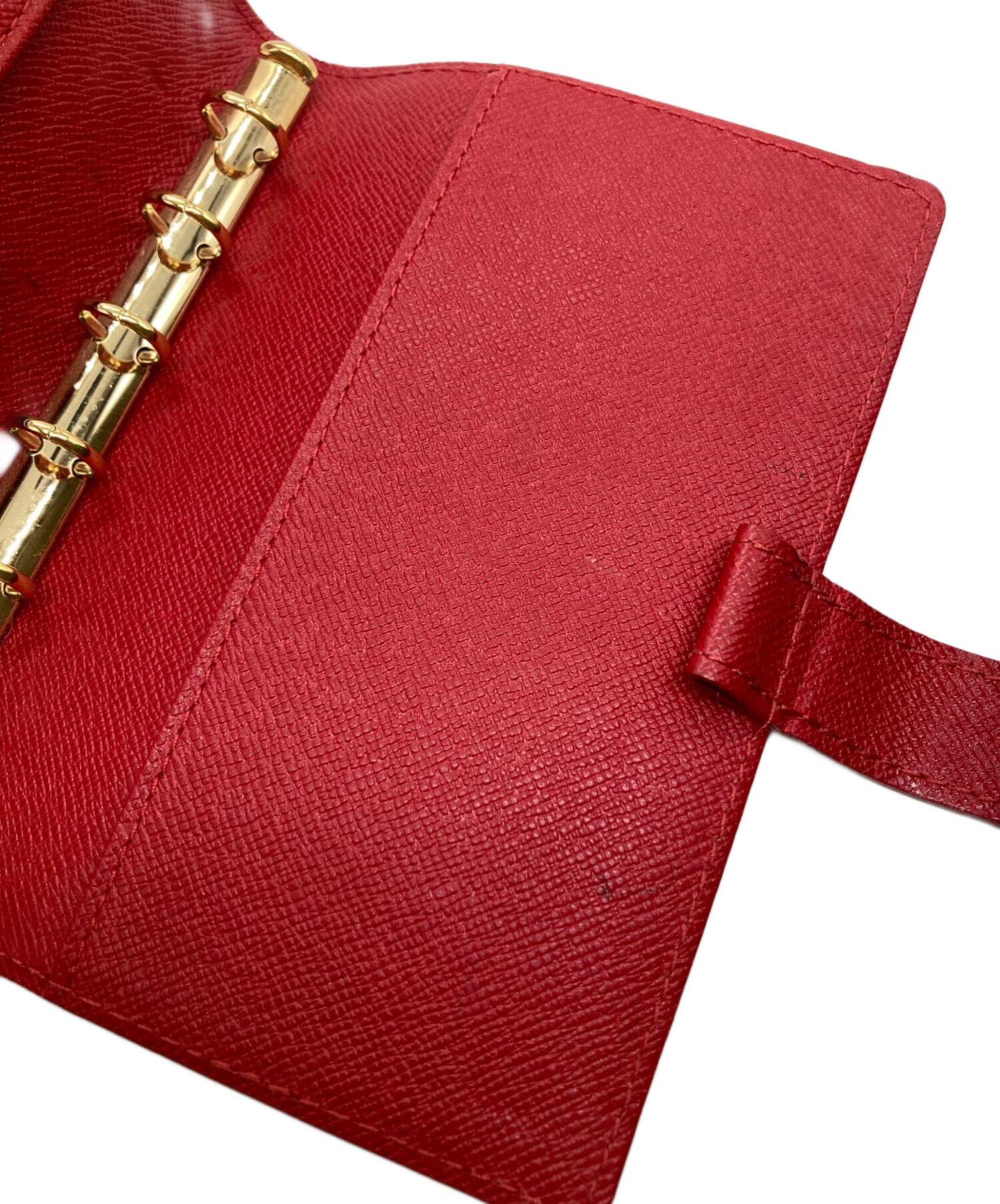 中古・古着通販】LOUIS VUITTON (ルイ ヴィトン) 手帳カバー レッド