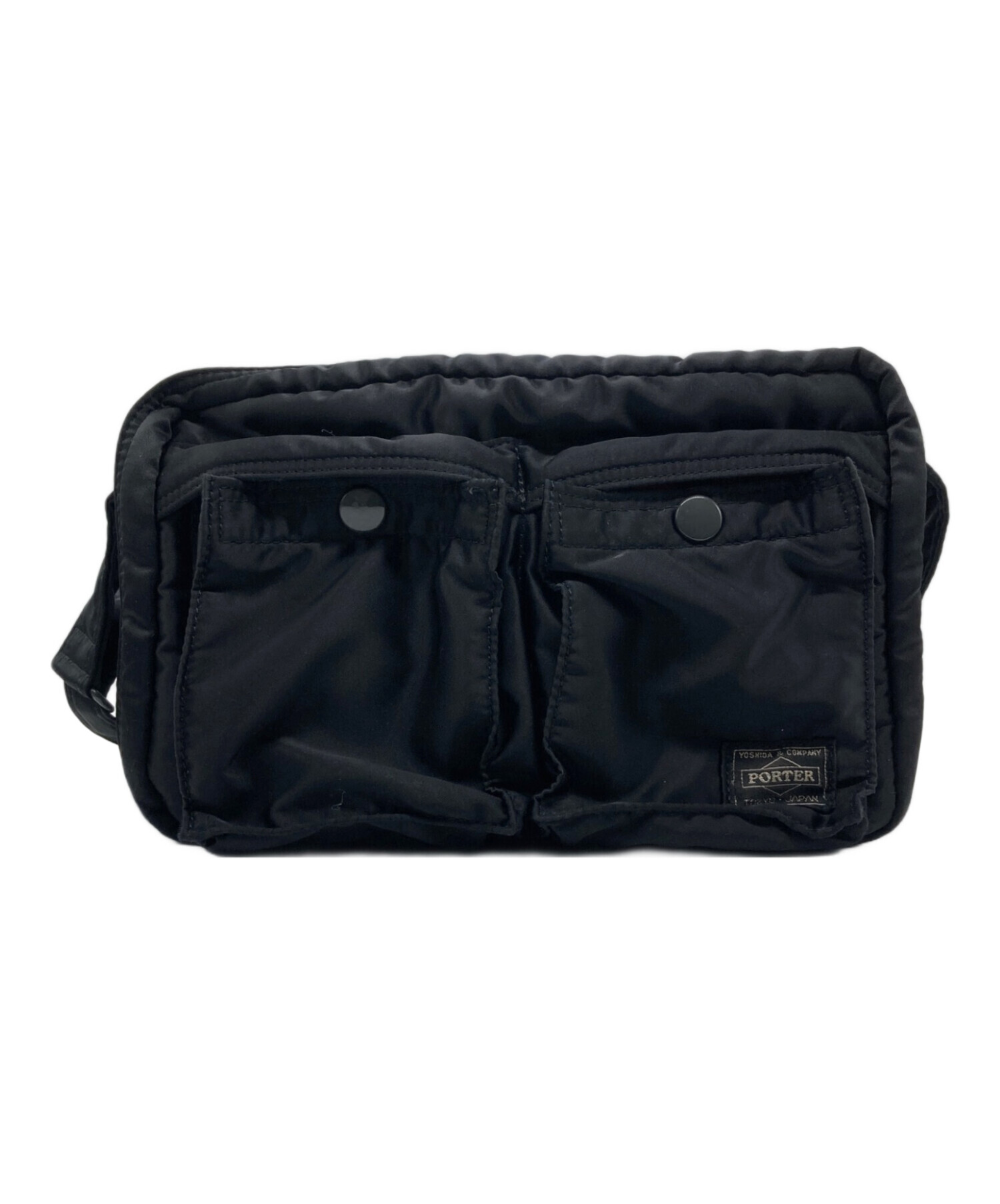 中古・古着通販】PORTER (ポーター) ウエストバッグ ブラック