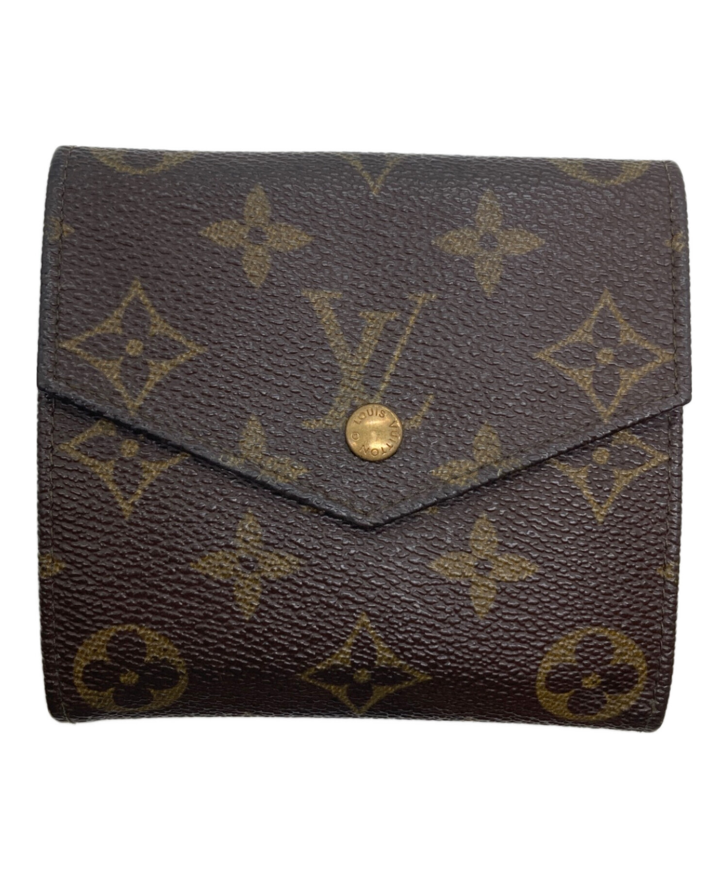 中古・古着通販】LOUIS VUITTON (ルイ ヴィトン) 2つ折り財布 ブラウン