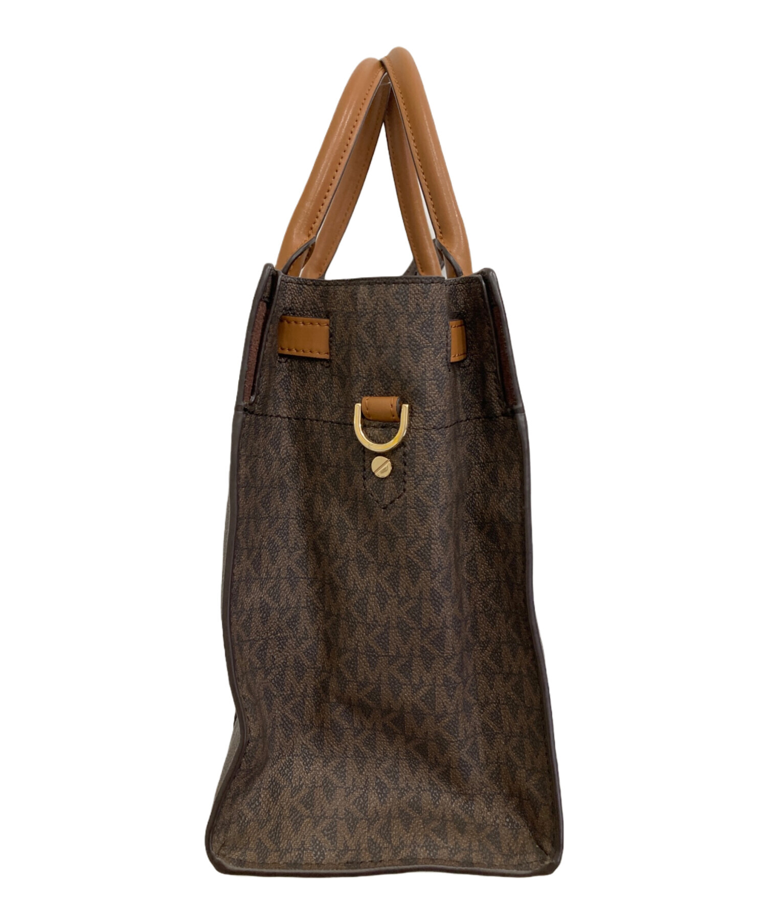 新品*マイケルコース*モノグラム2wayトートサッチェルハンドバッグ*ブラウン 中古・古着通販】MICHAEL KORS (マイケルコース) ヌーボー ハミルトン