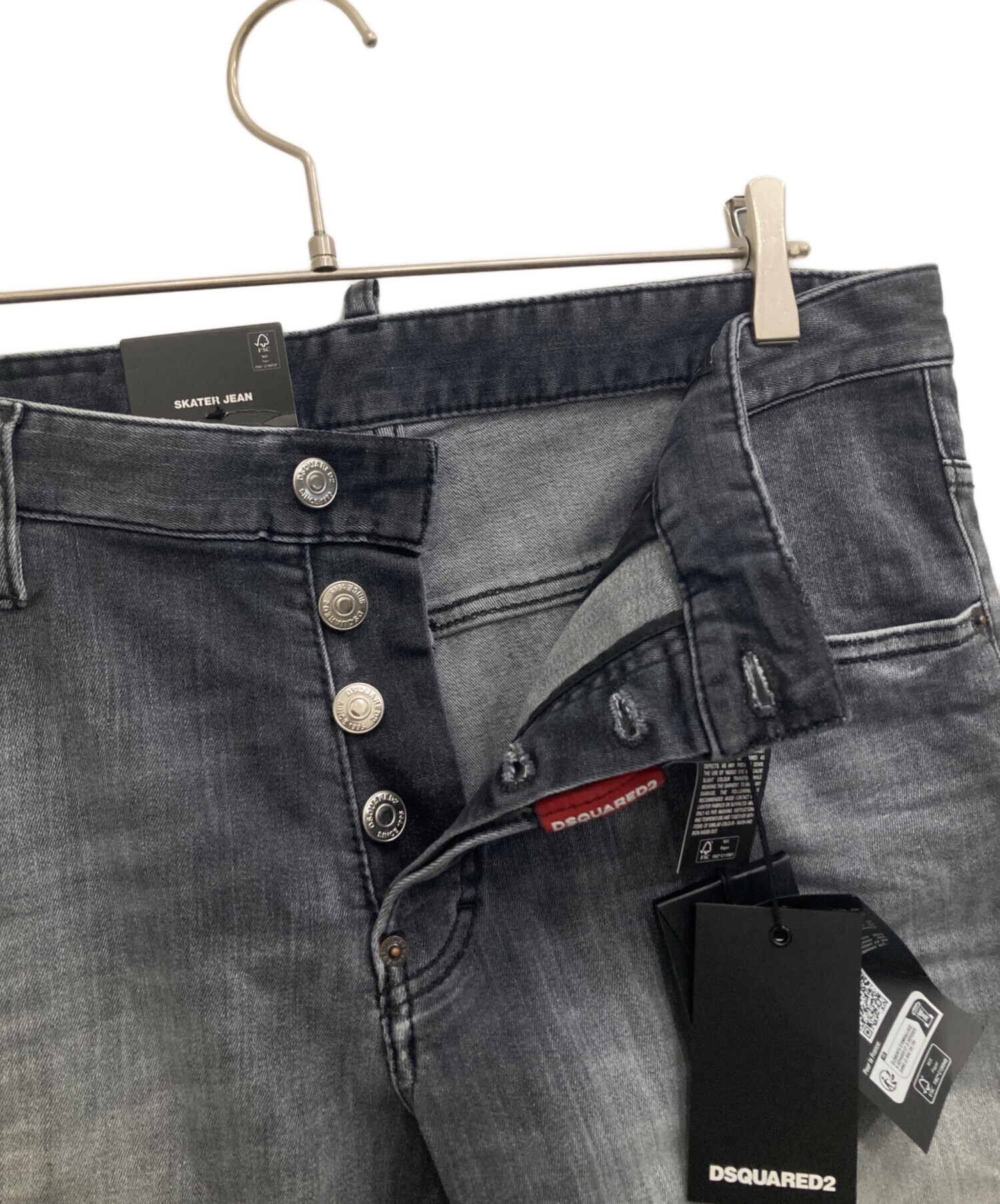 中古・古着通販】DSQUARED2 (ディースクエアード) SKATER JEAN グレー
