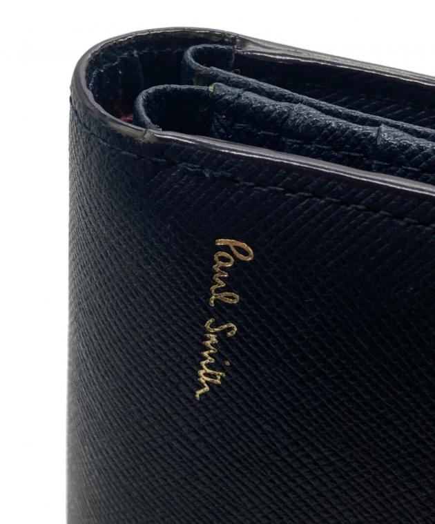 中古・古着通販】PAUL SMITH (ポールスミス) 2つ折り財布 ネイビー