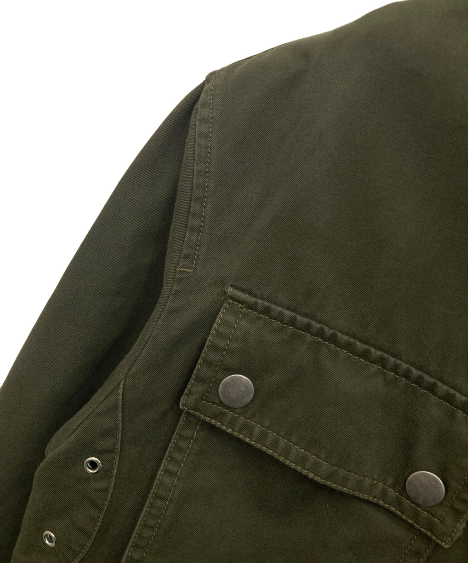 中古・古着通販】DIESEL (ディーゼル) ミリタリージャケット カーキ
