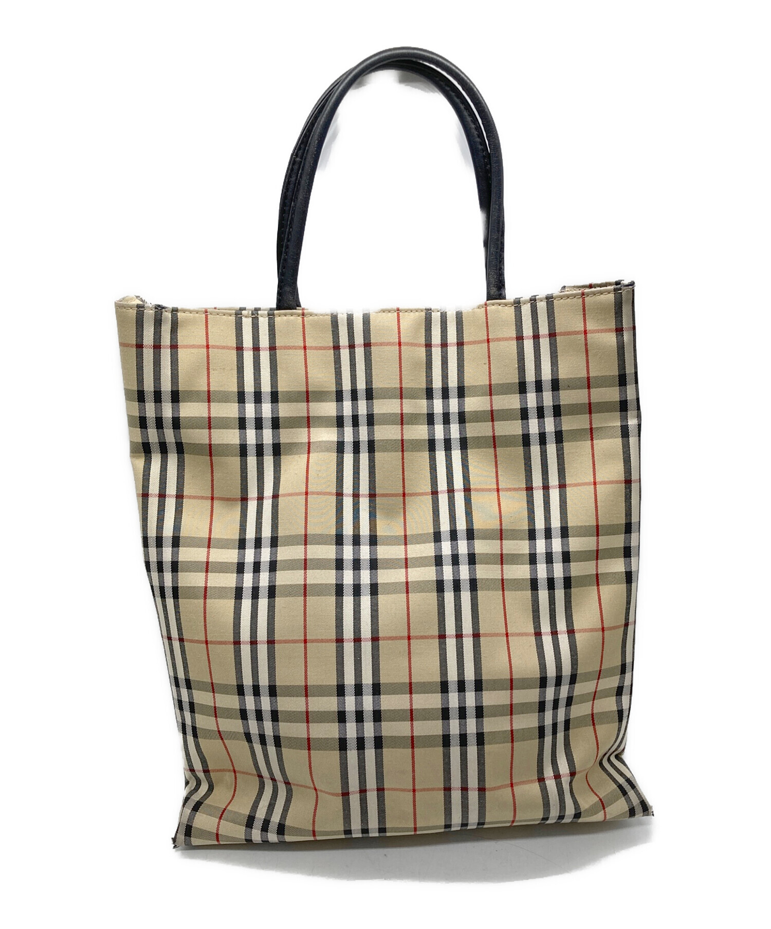 中古・古着通販】BURBERRY (バーバリー) ノバチェックトートバッグ