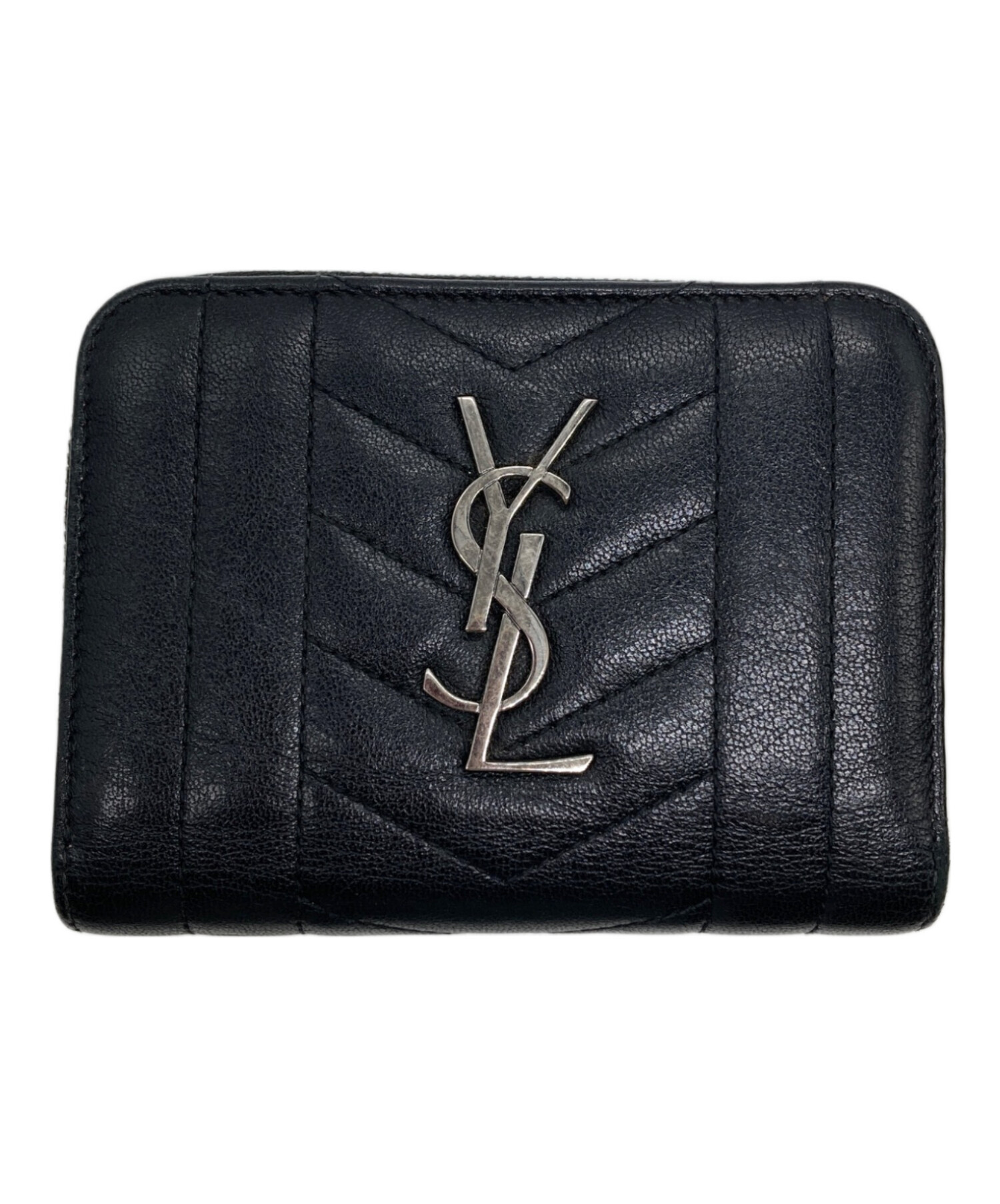 中古・古着通販】Saint Laurent Paris (サンローランパリ) 2つ折り財布 