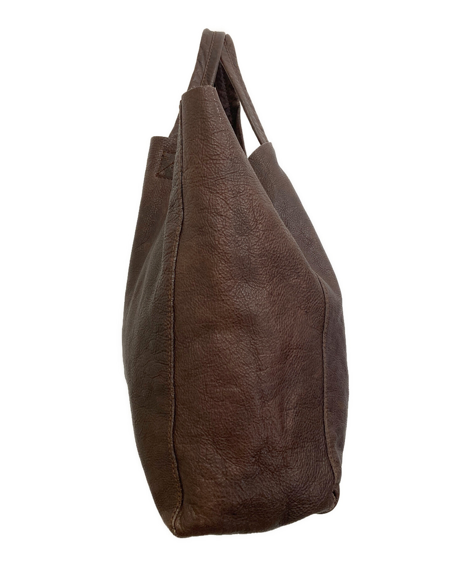 DOLCE&GABBANA　ドルチェ&ガッバーナ　レザートートバッグ　ムートン 中古・古着通販】DOLCE & GABBANA (ドルチェ＆ガッバーナ) レザー