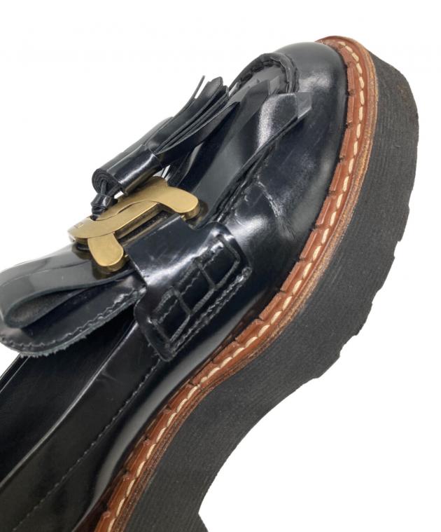 中古・古着通販】TOD'S (トッズ) タッセルローファー ブラック サイズ