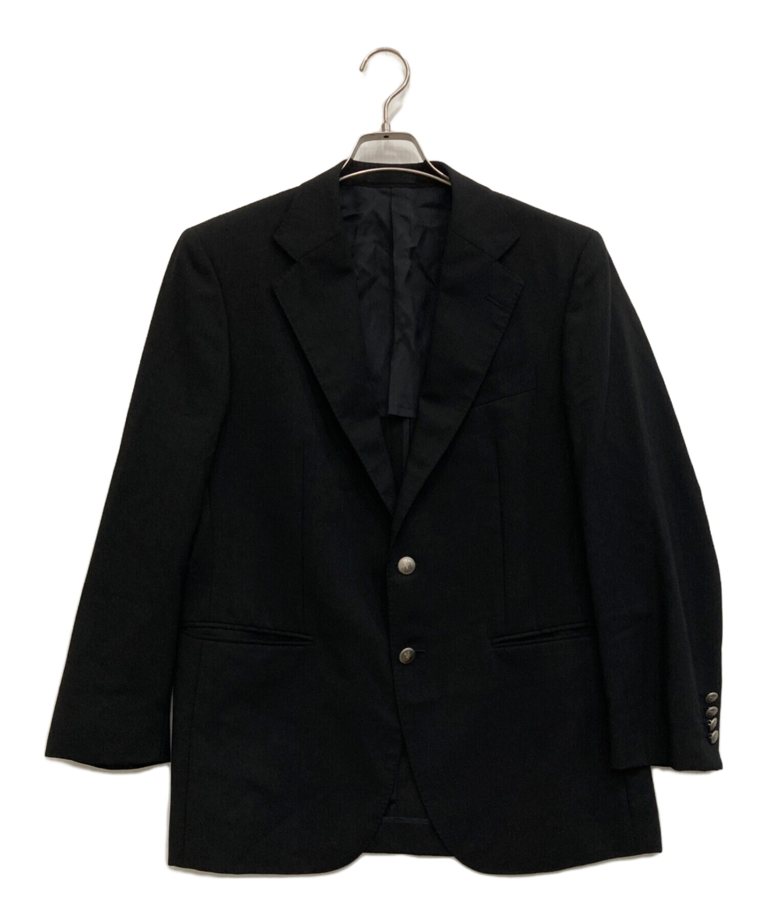 美品 バーバリーロンドン 大きいサイズ テーラードジャケット 44 ブラック 中古・古着通販】BURBERRY LONDON (バーバリーロンドン) テーラード