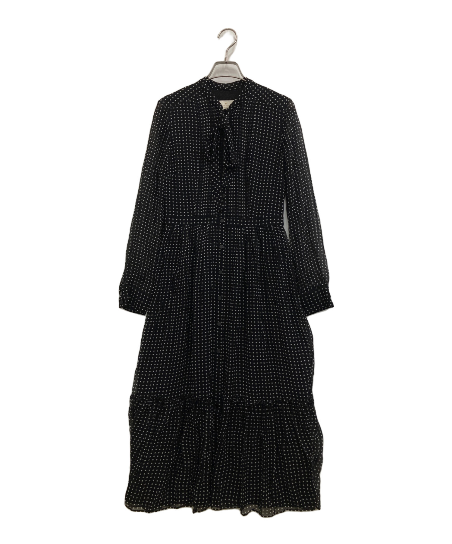 中古・古着通販】Kate Spade (ケイトスペード) 水玉柄シルクワンピース