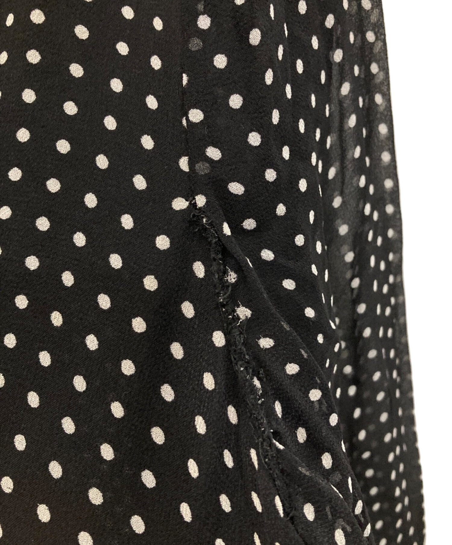 中古・古着通販】Kate Spade (ケイトスペード) 水玉柄シルクワンピース