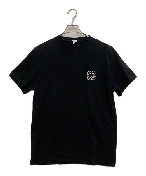 中古・古着通販】LOEWE (ロエベ) アナグラム刺繍Tシャツ ブラック