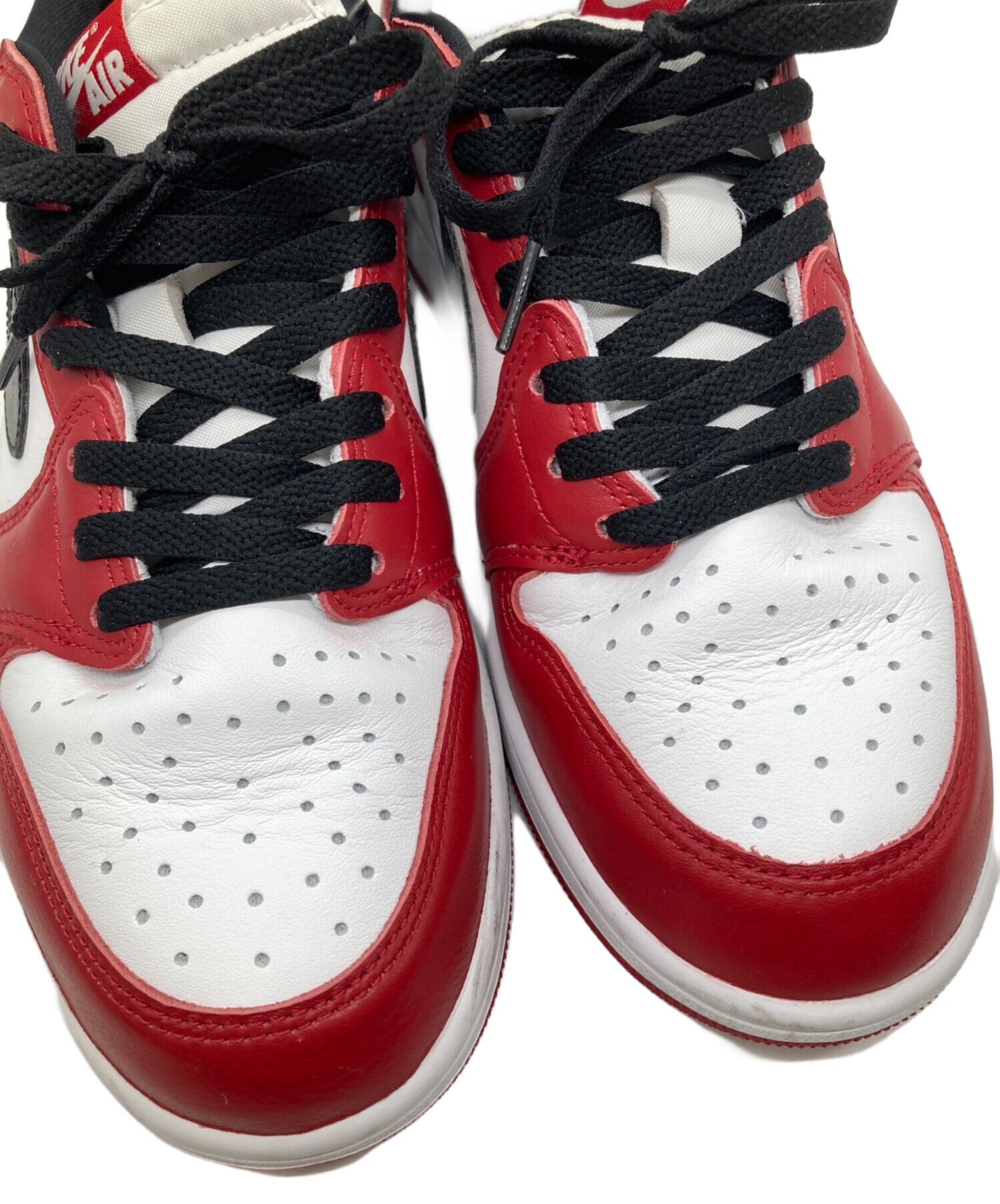 中古・古着通販】NIKE (ナイキ) AIR JORDAN 1 LOW OG ホワイト×レッド