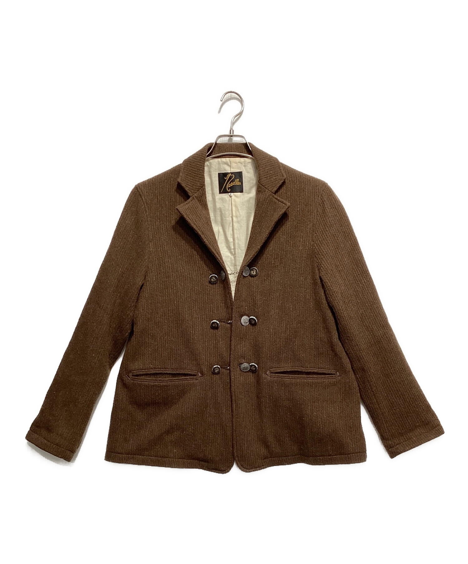 中古・古着通販】Needles (ニードルズ) ウールジャケット ブラウン