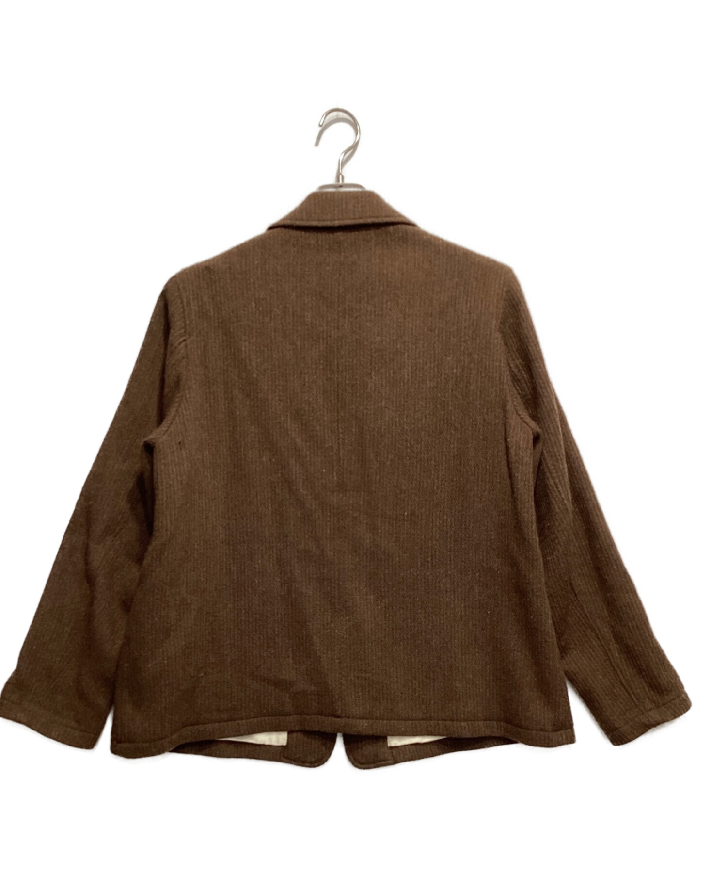 needles ニードルズ ジャケット ※サイズの記載はございません。 ブラウン メンズ 中古・古着通販】Needles (ニードルズ) ウールジャケット ブラウン