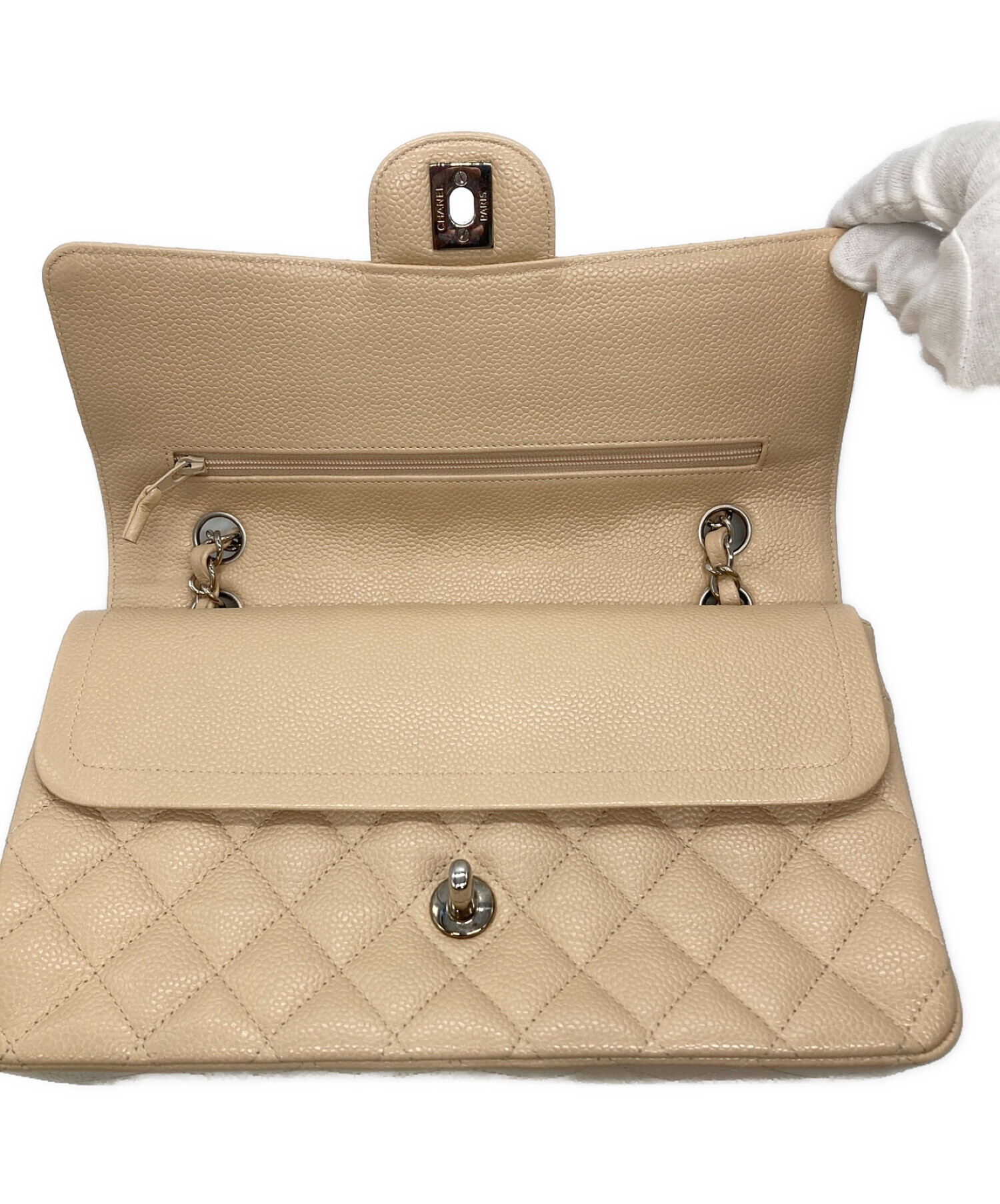 CHANEL キャビアスキン CHANEL シャネル マトラッセ コインケース キャビアスキン