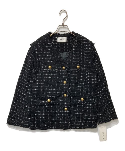 FRAY I.D GIOLICAツイード2wayジャケット 中古・古着通販】FRAY ID (フレイ アイディー) GIOLICAツイード2way