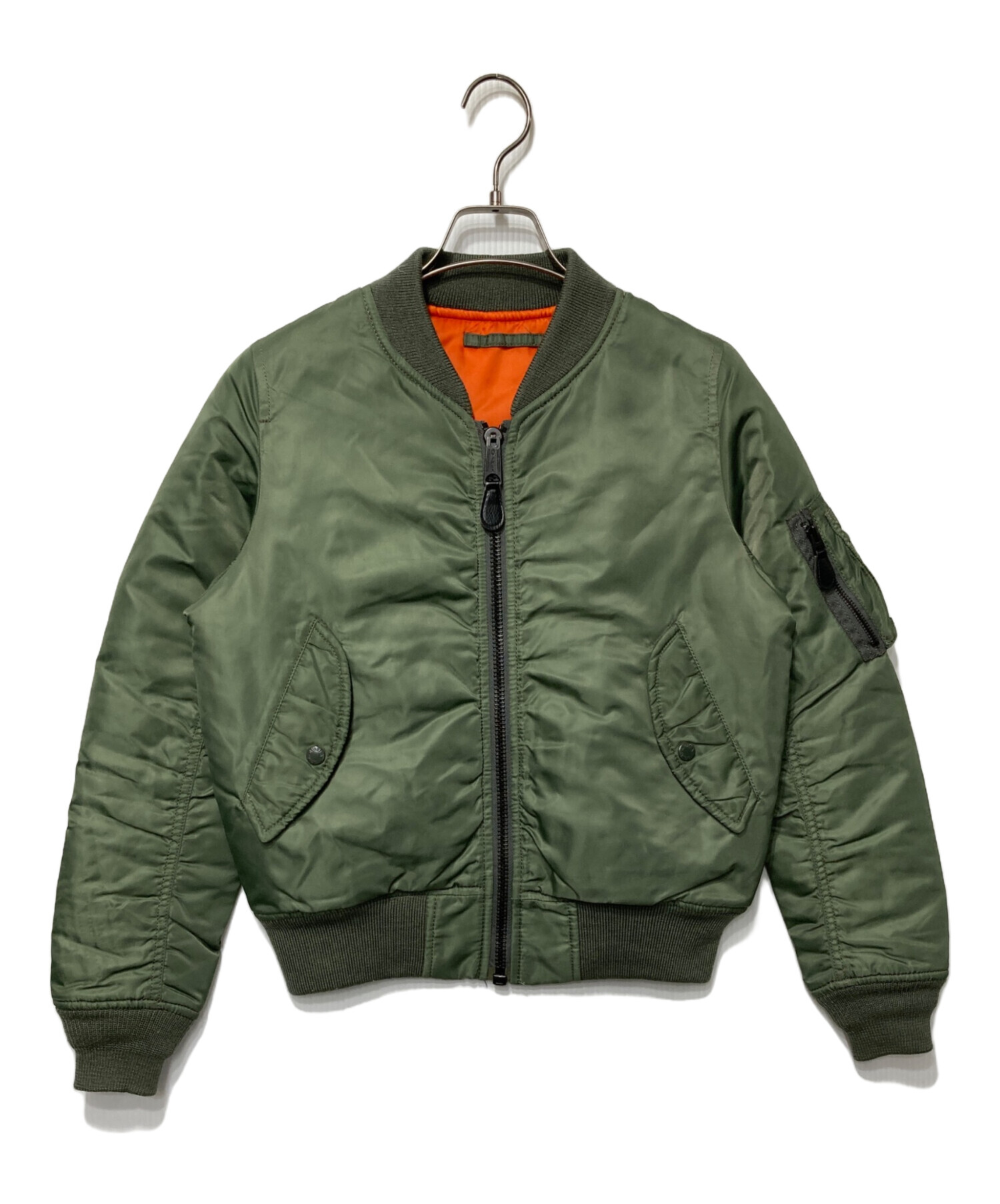 中古・古着通販】AVIREX (アヴィレックス) ロゴMA-1ジャケット