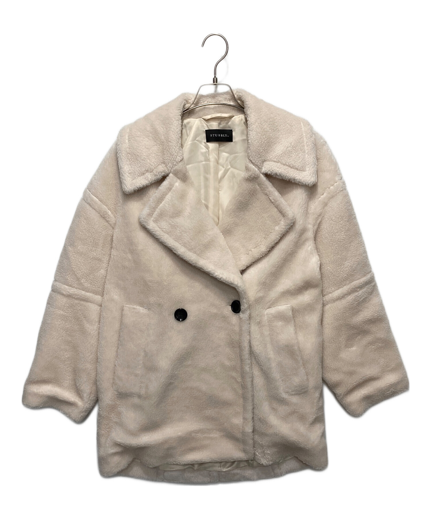 美品　STUMBLY スタンブリー ボアコート 38 中古・古着通販】STUMBLY (スタンブリ―) MARISOL (マリソル) 別注