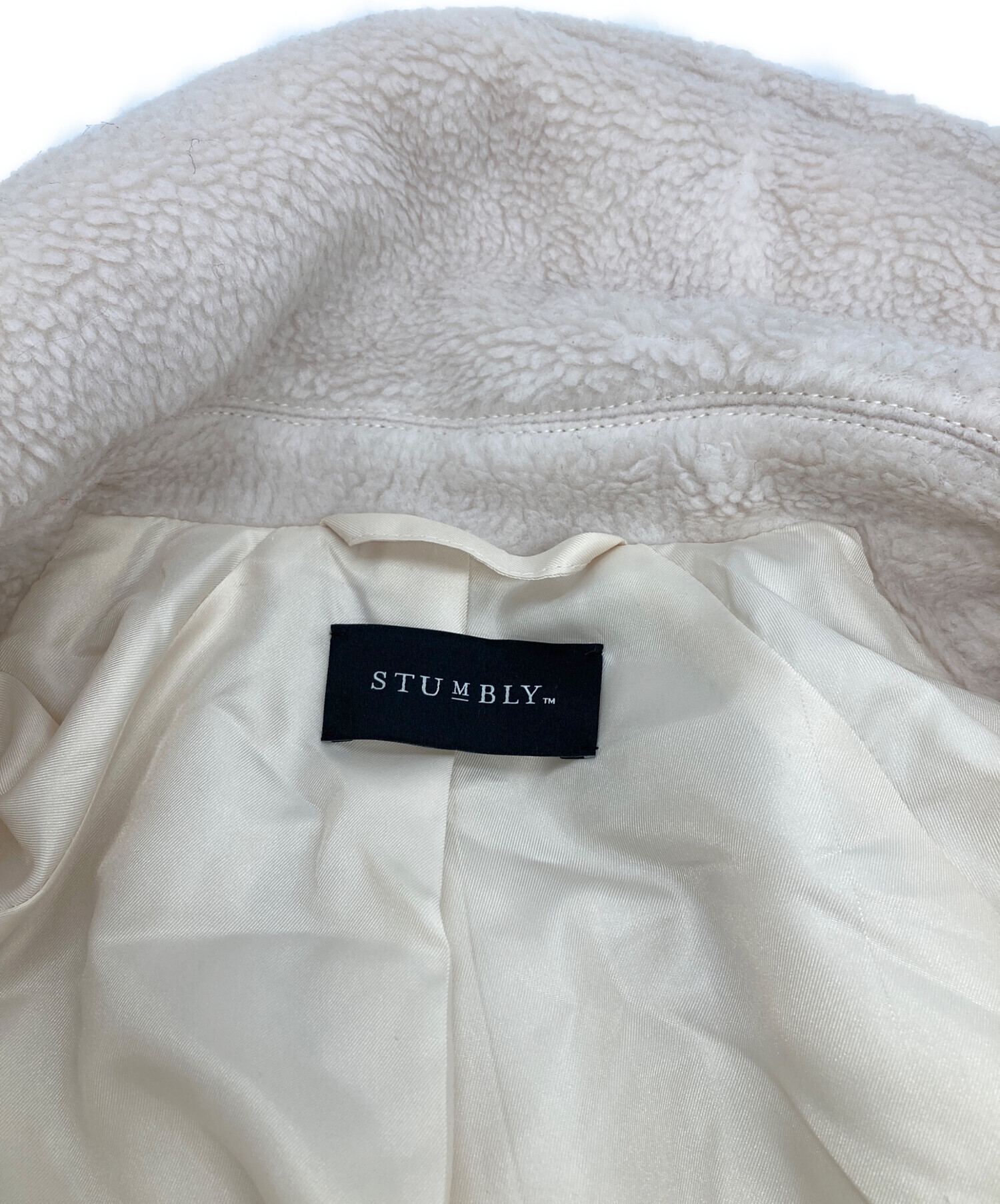 美品　STUMBLY スタンブリー ボアコート 38 中古・古着通販】STUMBLY (スタンブリ―) MARISOL (マリソル) 別注