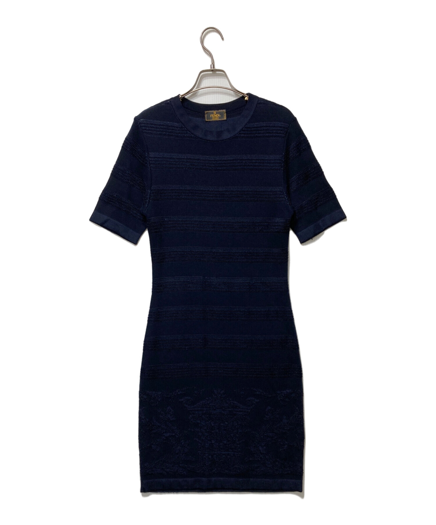 中古・古着通販】FENDI (フェンディ) オールド刺繍ニット