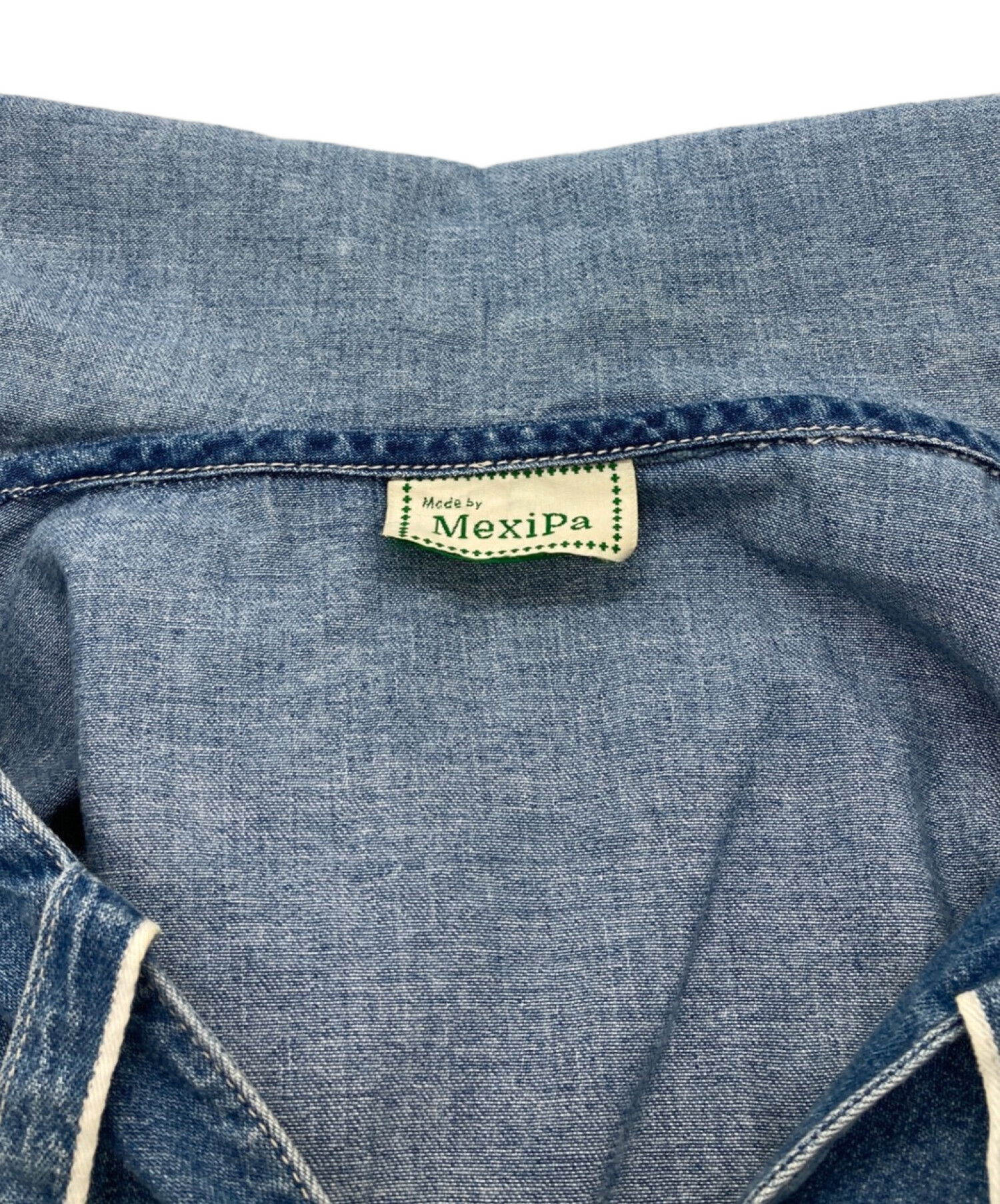 中古・古着通販】mexipa (メキパ) デニムパーカー インディゴ サイズ