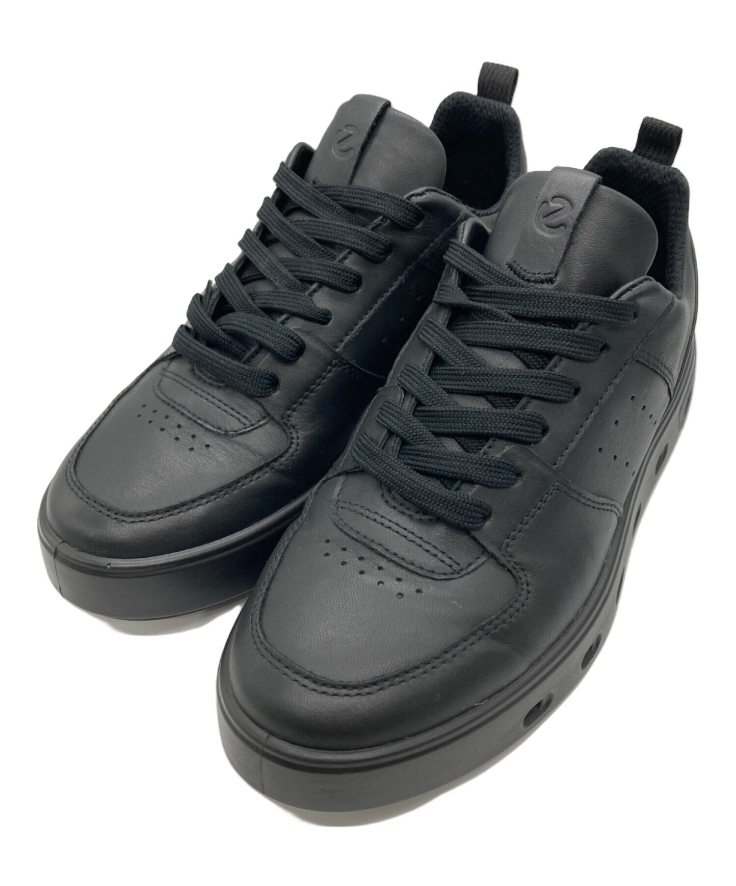 中古・古着通販】ECCO (エコー) ローカットスニーカー ブラック サイズ 