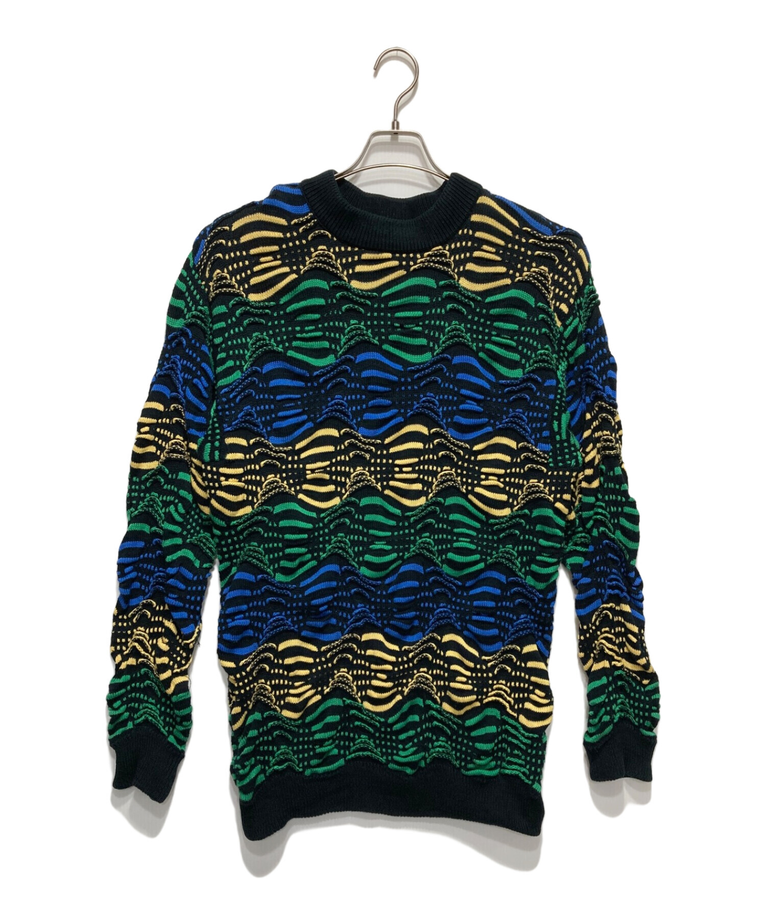 中古・古着通販】Coogi (クージー) 3Dコットンニット ブラック サイズ 