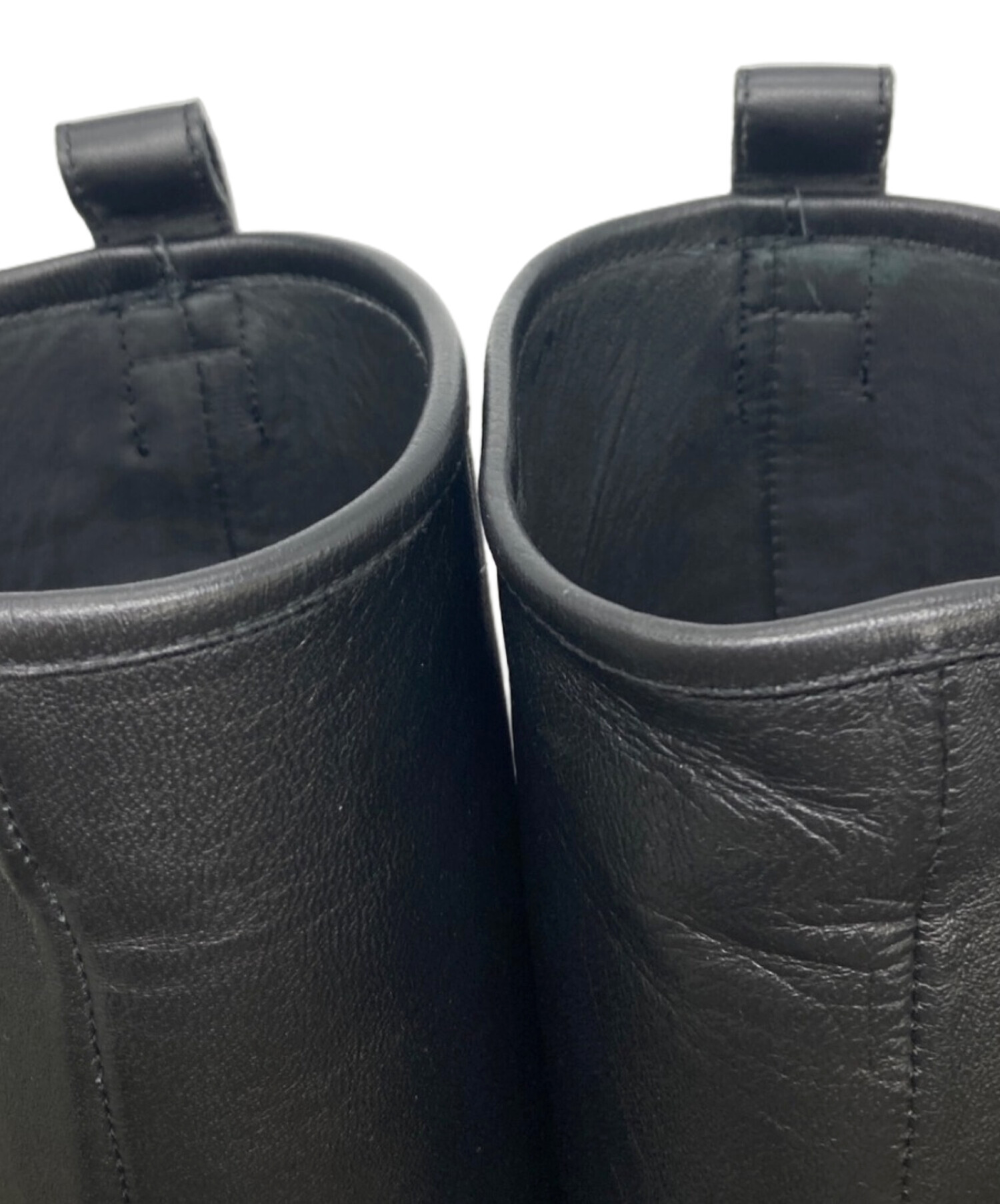 中古・古着通販】Caminando (カミナンド) レザーロングブーツ ブラック