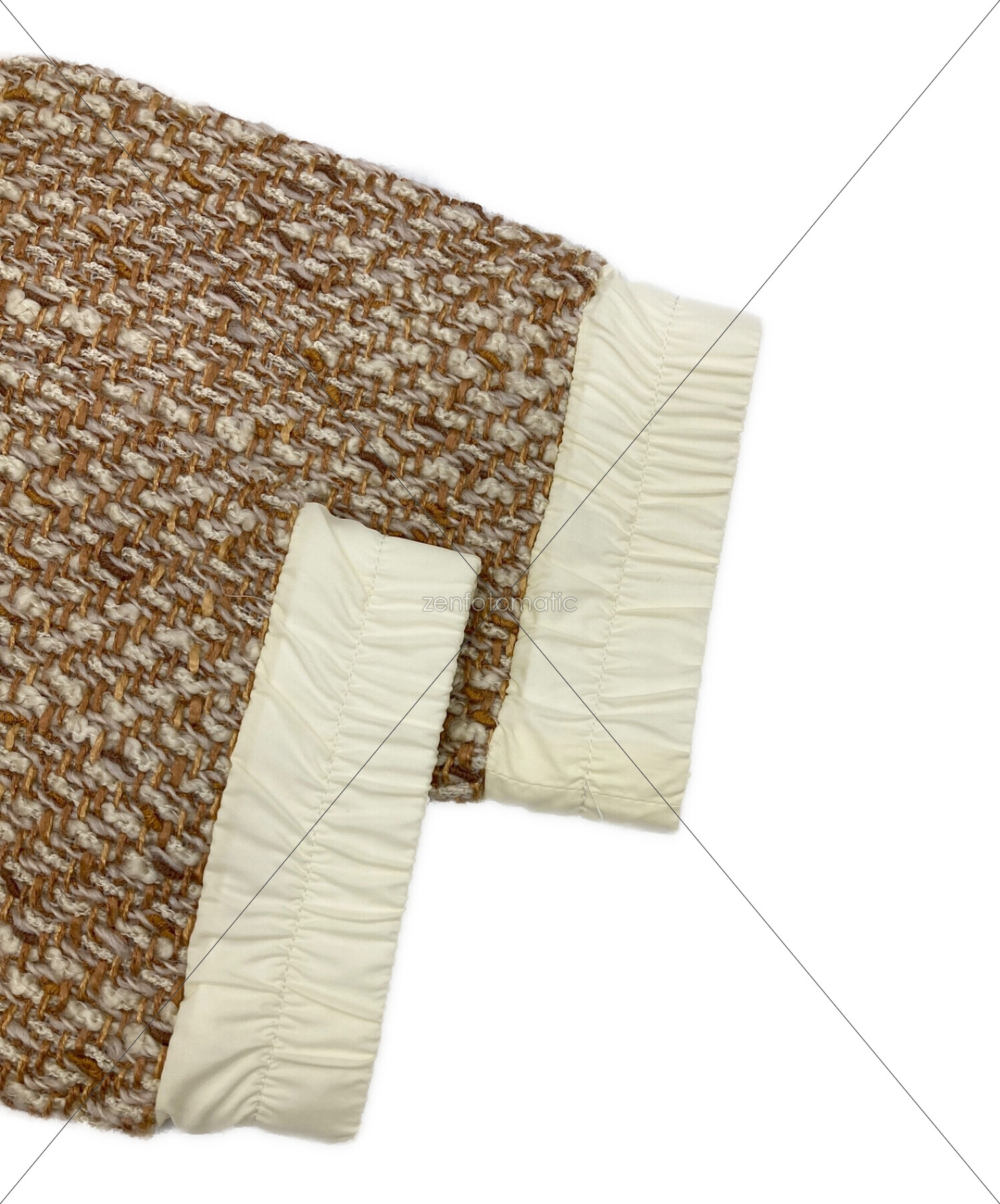 中古・古着通販】digawel (ディガウェル) 切替ニット ブラウン サイズ