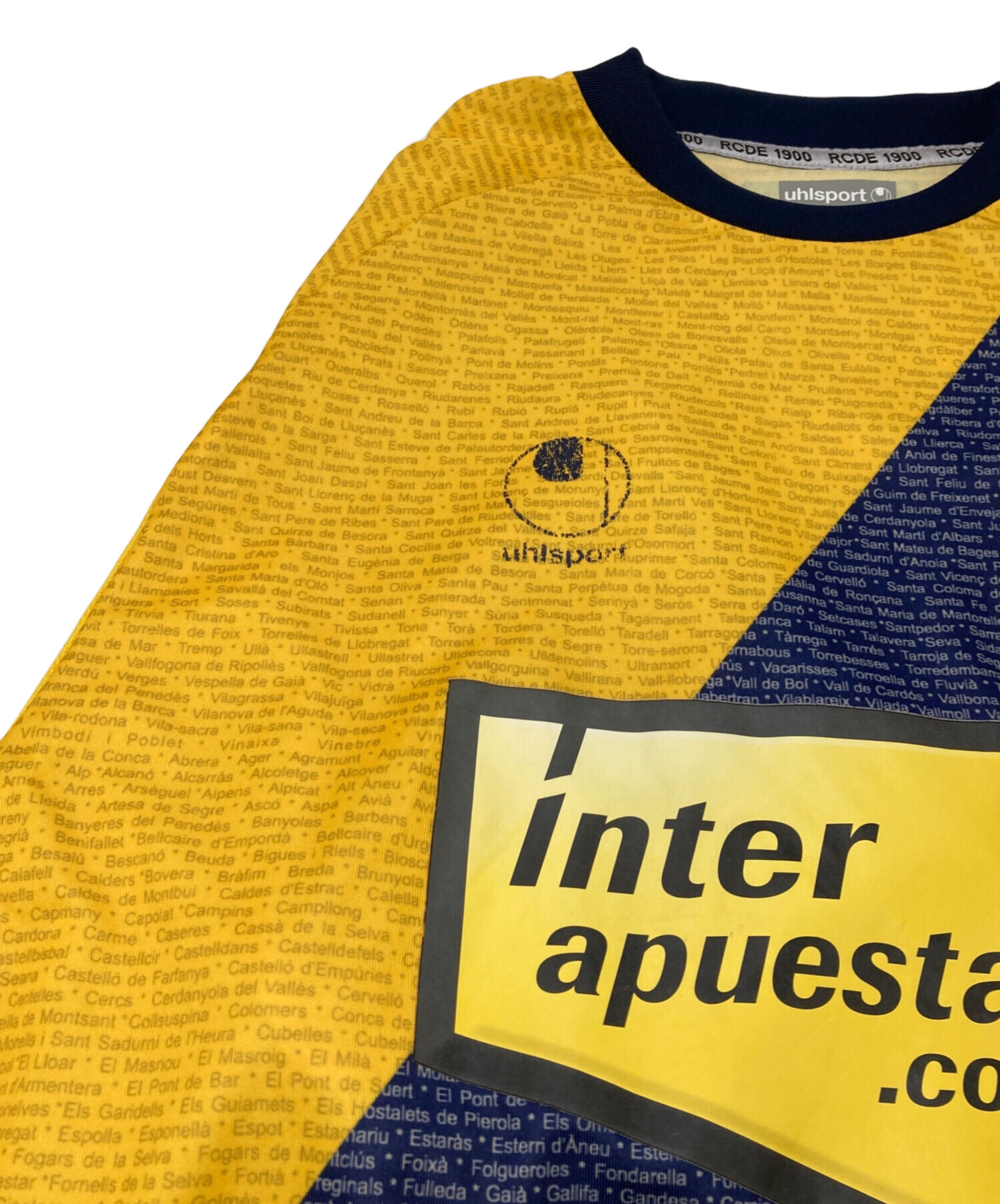 中古・古着通販】uhlsport (ウールシュポルト) ゲームシャツ イエロー 