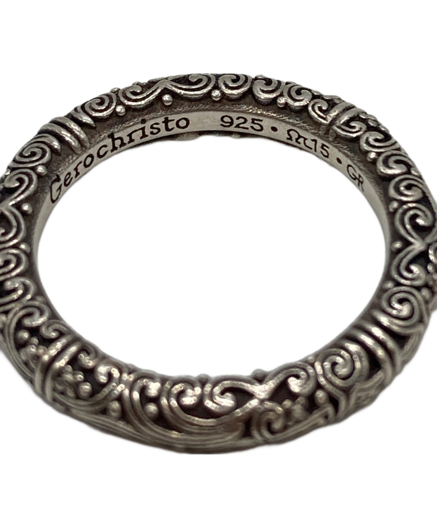 【ほぼ未使用】Gerochristo｜ジェロクリスト 925シルバーリング ジェロクリスト Gerochristo シルバーアクセサリー エロト