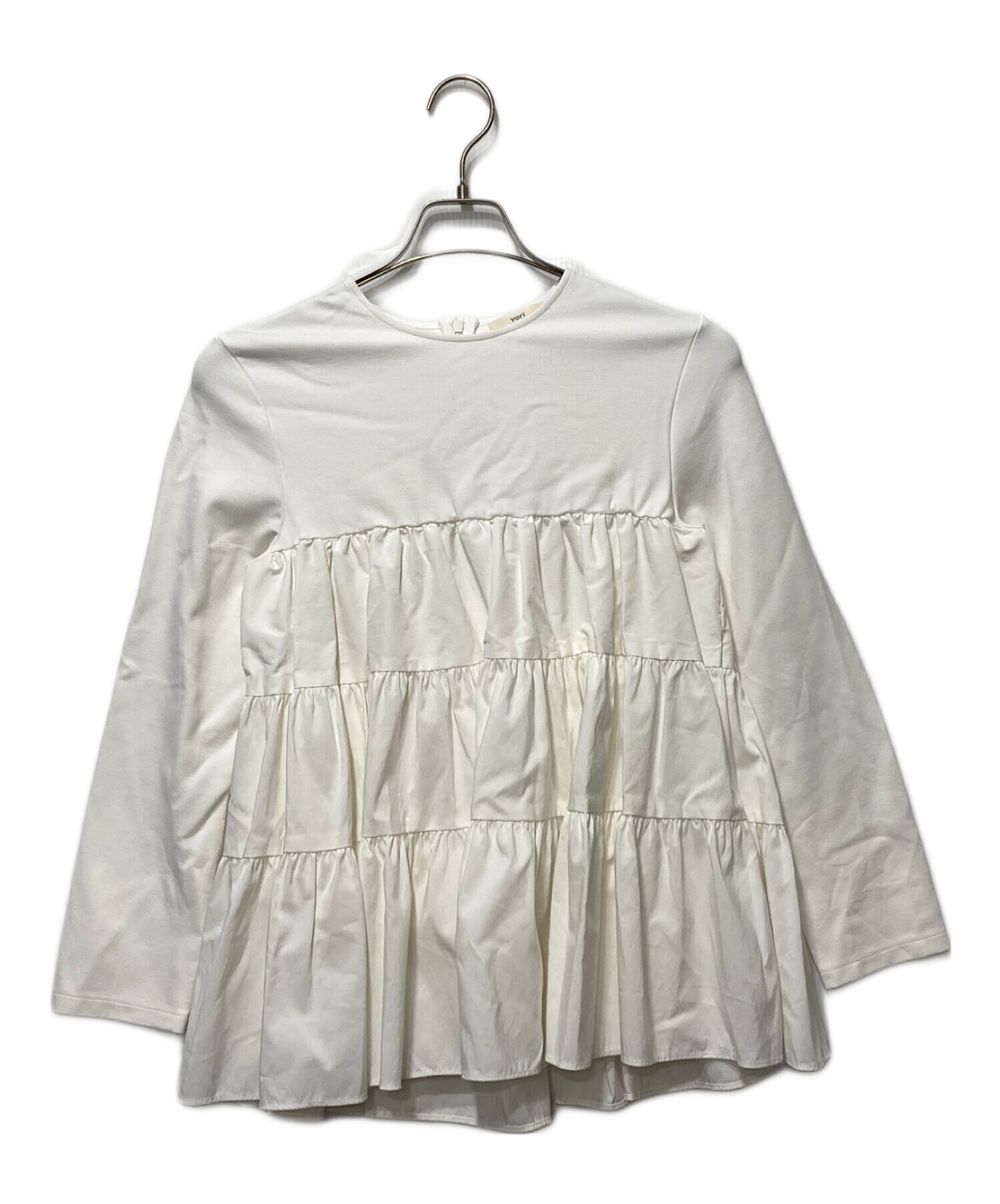 中古・古着通販】YORI (ヨリ) ドッキングティアードブラウス