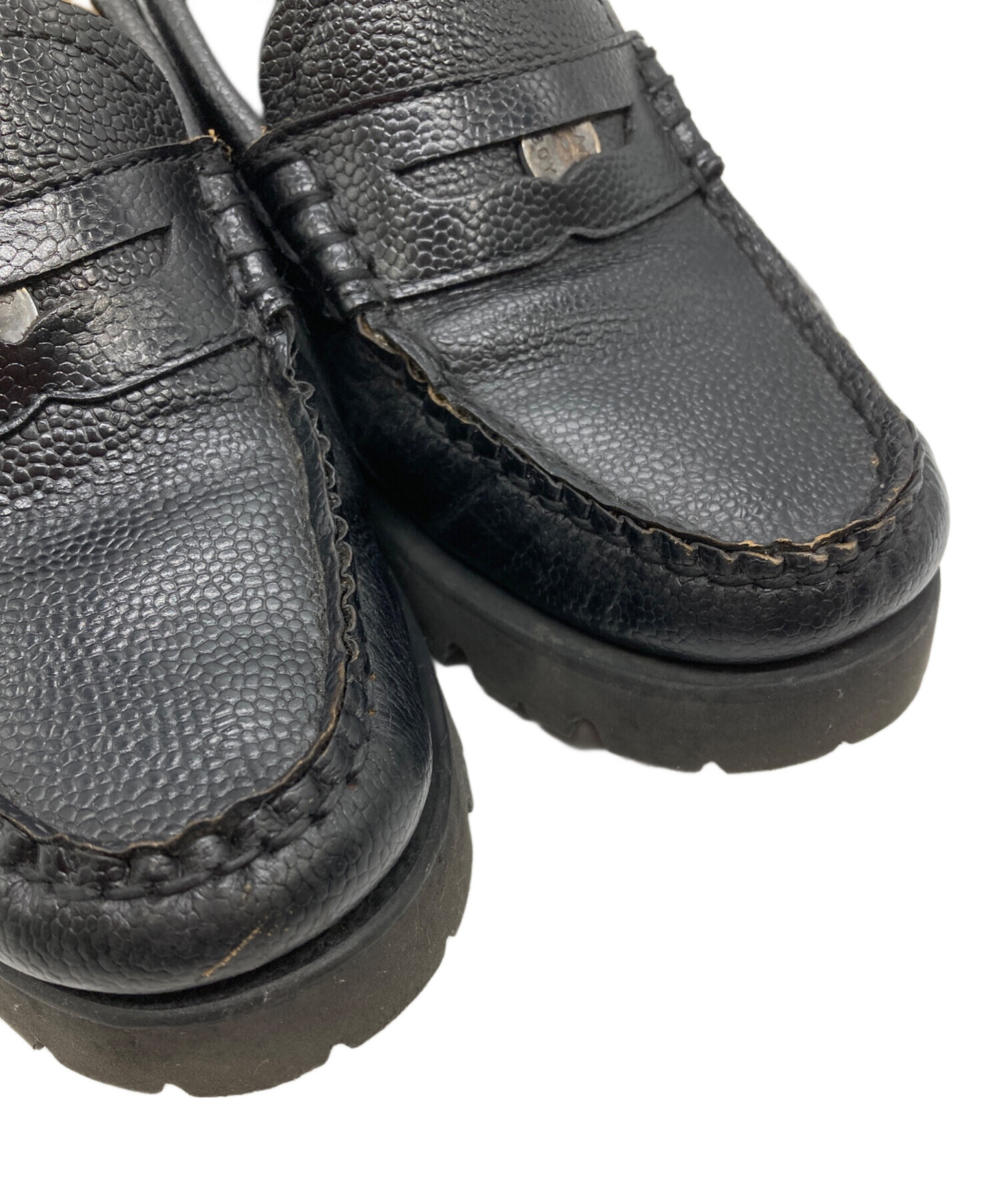 BEAMS BOY ブラック レザー ローファー WEejuns GHバス 未使用級 