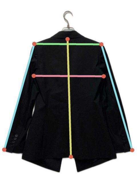 中古・古着通販】theory (セオリー) テーラードジャケット ブラック